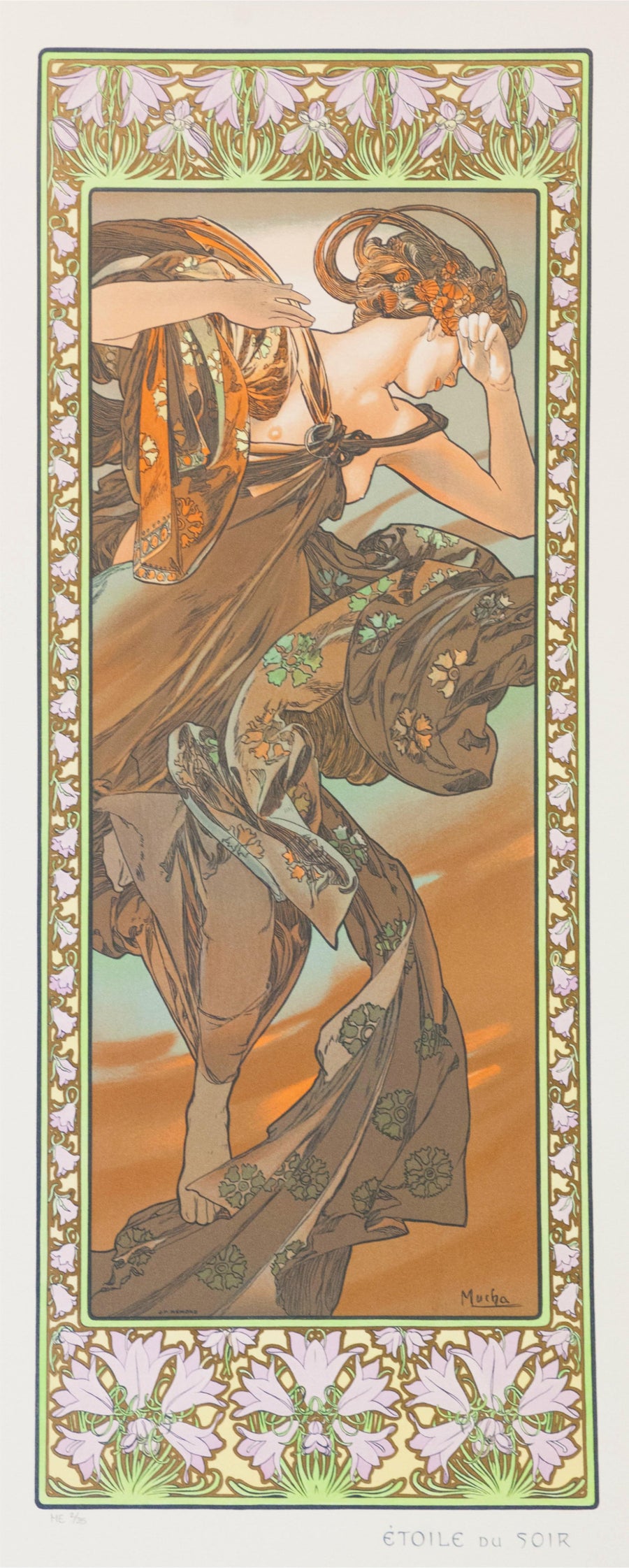 La Lune et les Étoiles : l’Étoile du soir - Alphonse Mucha