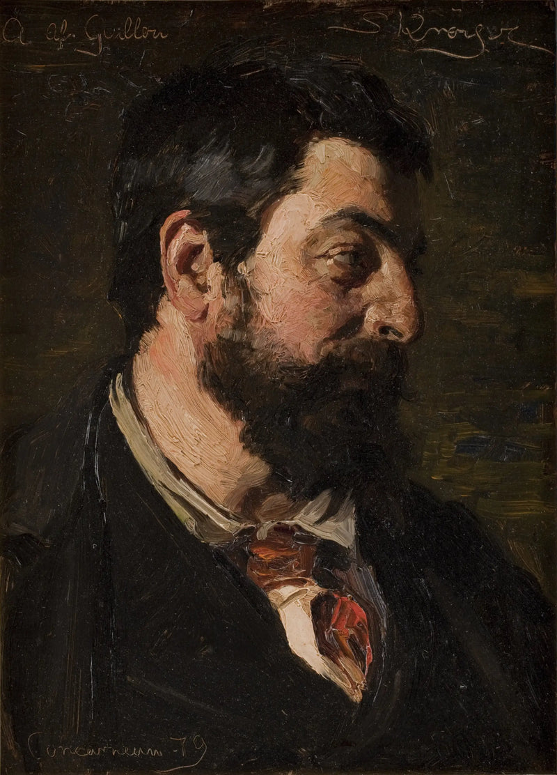 Portrait of the French painter Alfred Guillou - Peder Severin Krøyer