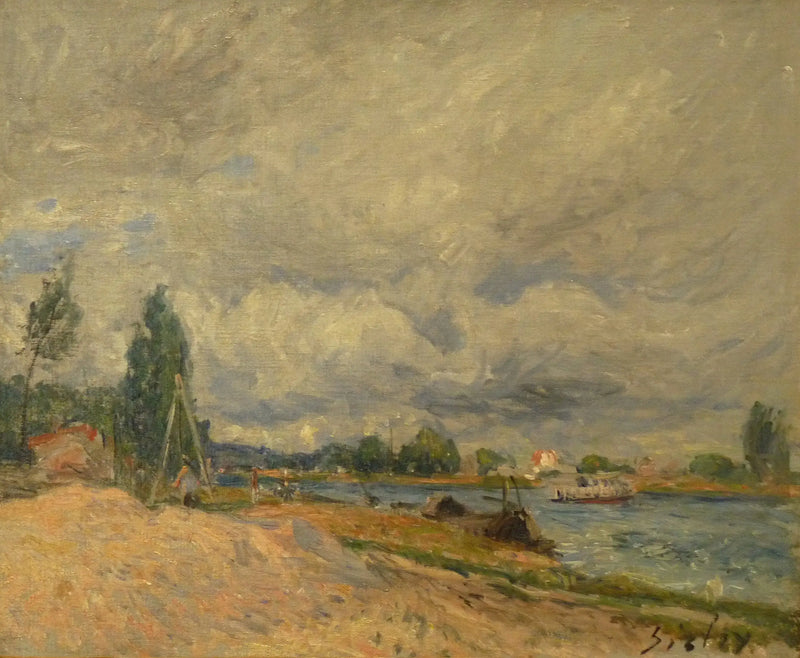 Les Bords du Loing - Alfred Sisley