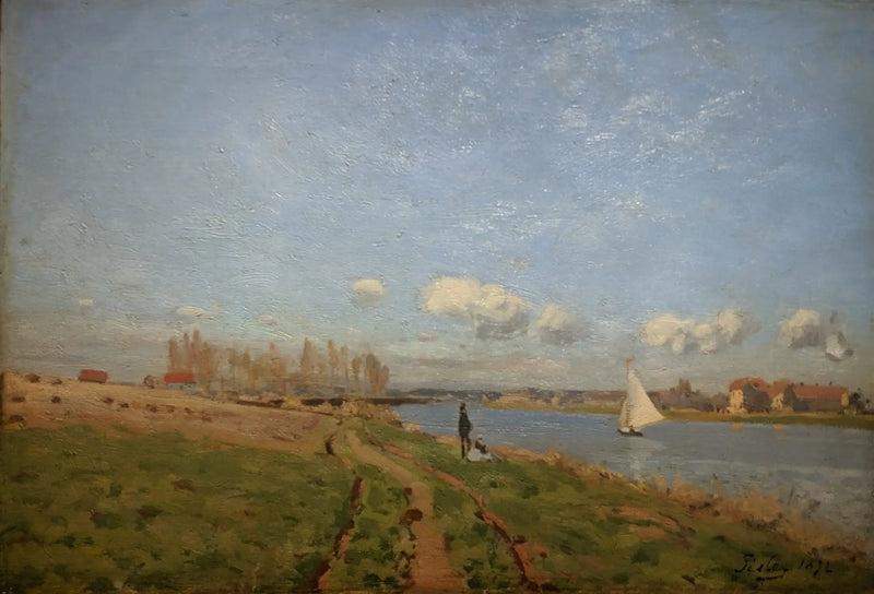Banks of the Seine at Argenteuil - Alfred Sisley