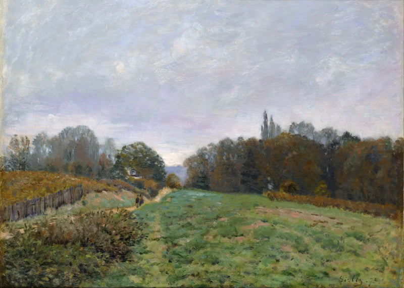 Landscape at Louveciennes - Alfred Sisley