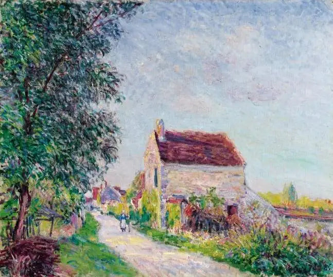 The Village of Sablons - Alfred Sisley