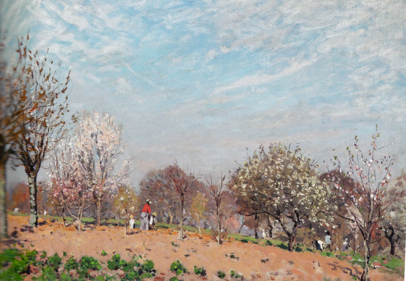 Apple Trees in Bloom at Louveciennes - Alfred Sisley