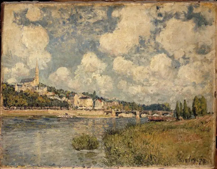 Reproduction du tableau « Saint-Cloud - Alfred Sisley » par Alpha Reproduction en peinture à l’huile