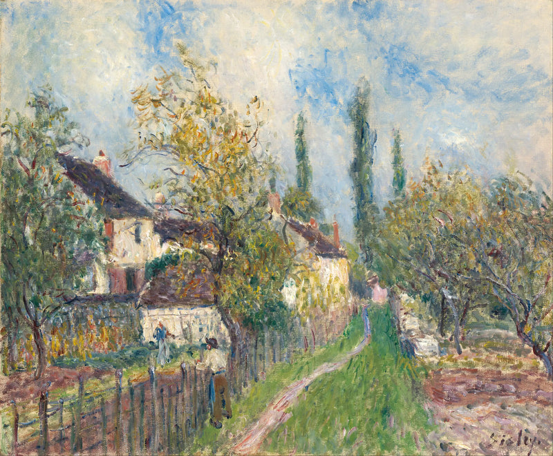 A Path at Sablons - Alfred Sisley