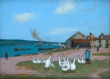 Saint Mammès - Alfred Sisley