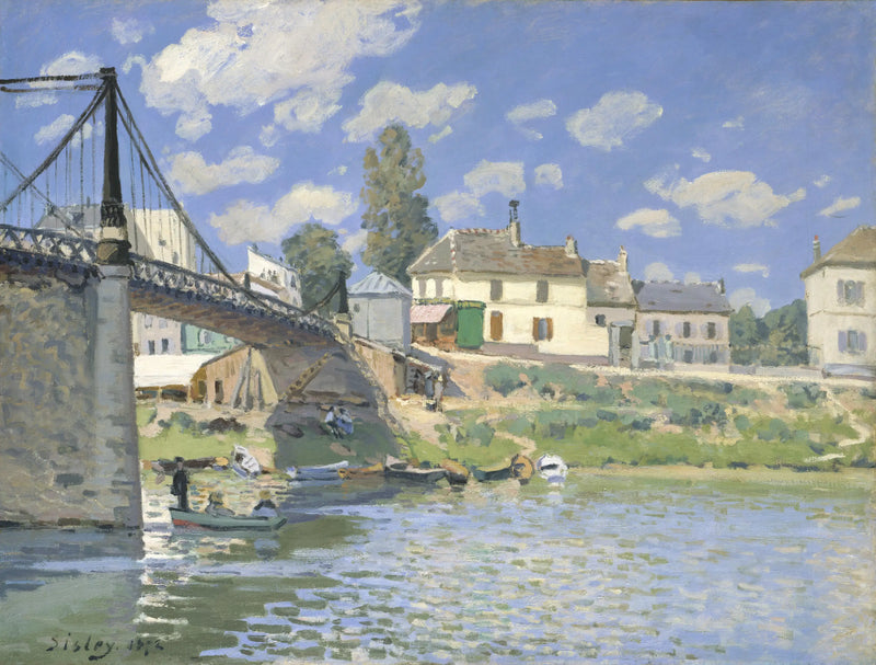 The Bridge of Villeneuve-la-Garenne - Alfred Sisley
