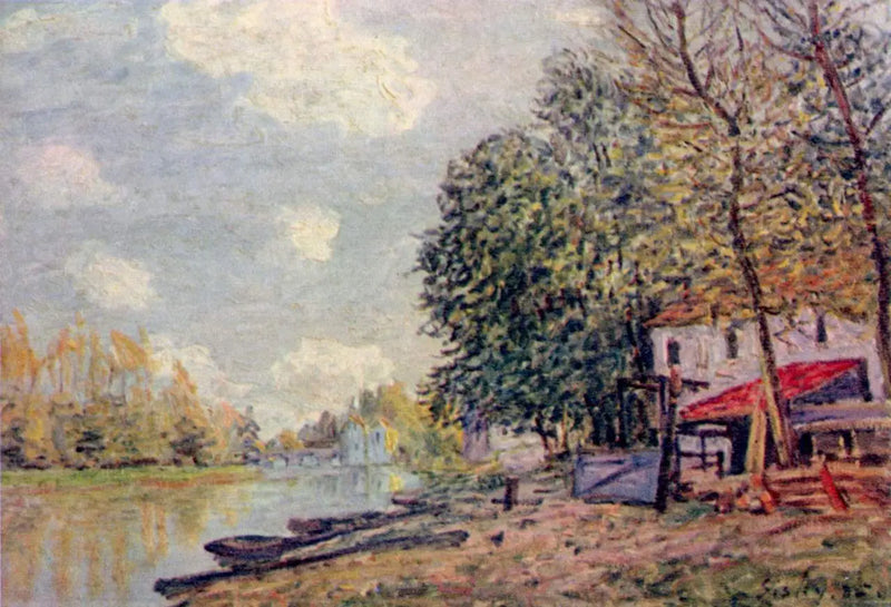 The Loing at Moret - Alfred Sisley