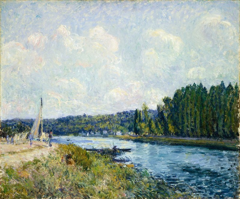 The Banks of the Oise - Alfred Sisley