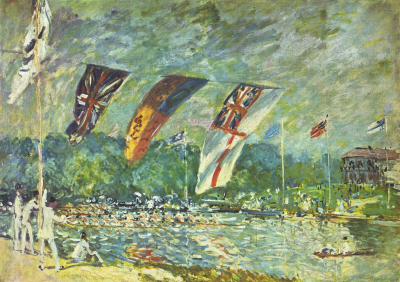 The Regattas at Molesey - Alfred Sisley