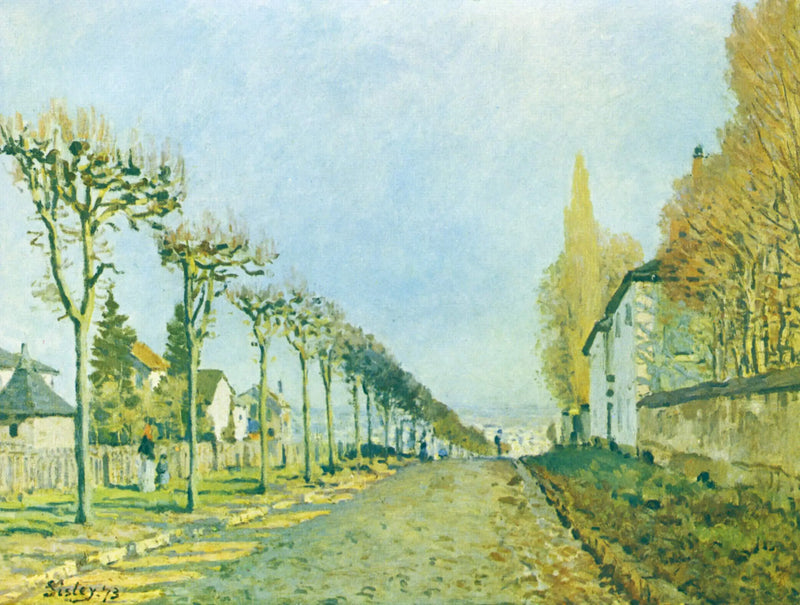 The Path of the Machine, Louveciennes - Alfred Sisley