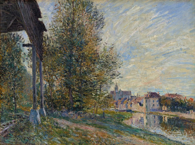 Near Moret-sur-Loing - Alfred Sisley