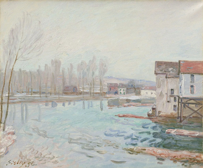 Winter in Moret - Alfred Sisley