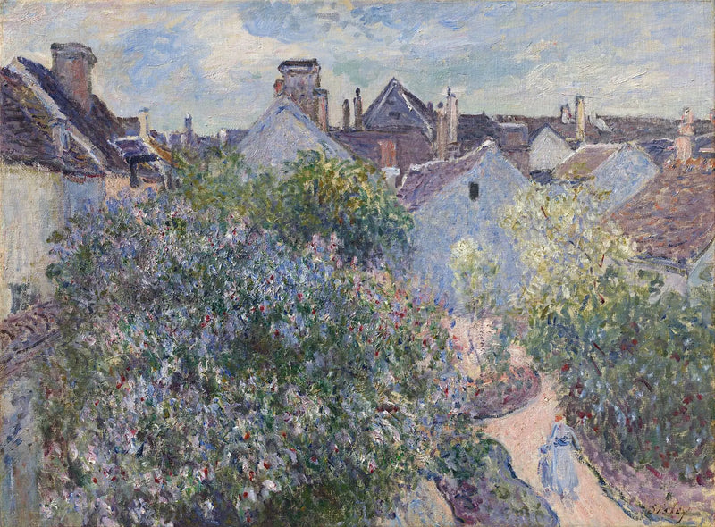 My House in Moret - Alfred Sisley