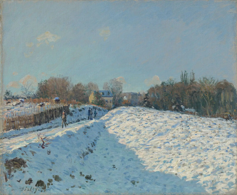 Snow Effect at Louveciennes - Alfred Sisley