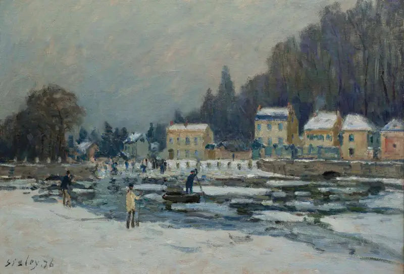 The Debacle of the Seine at Port-Marly - Alfred Sisley