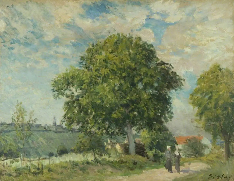 The Village Entrance - Alfred Sisley