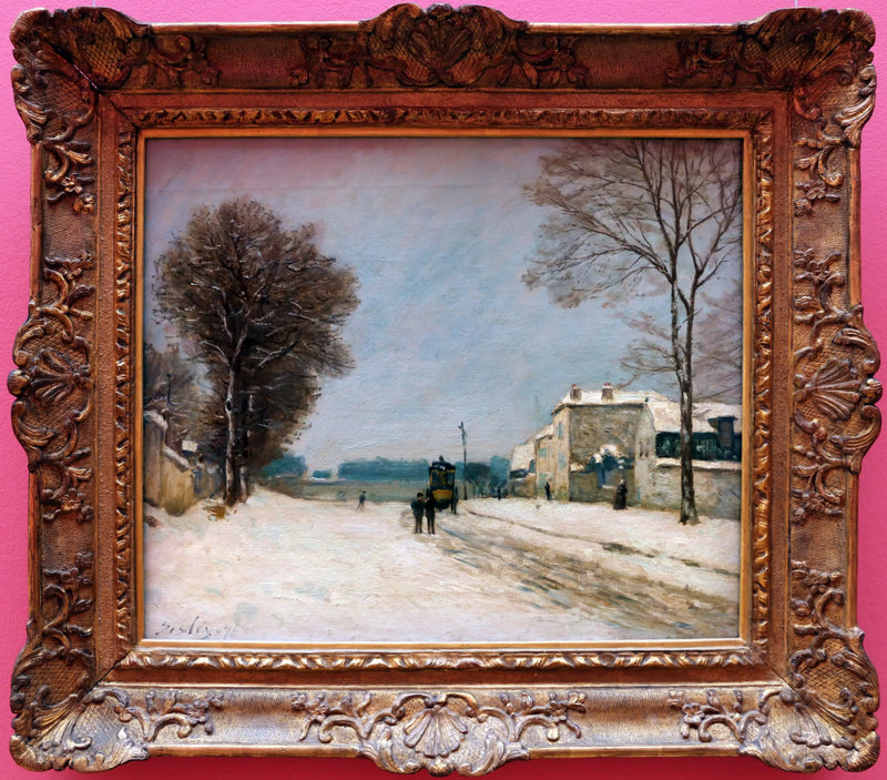 In Winter, Snow Effect - Alfred Sisley