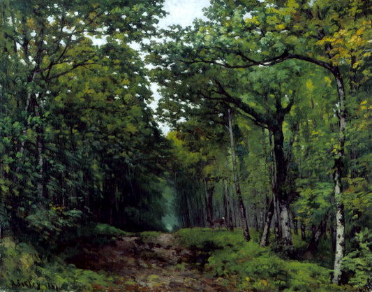 Allée de châtaigniers près de La Celle Saint-Cloud - Alfred Sisley