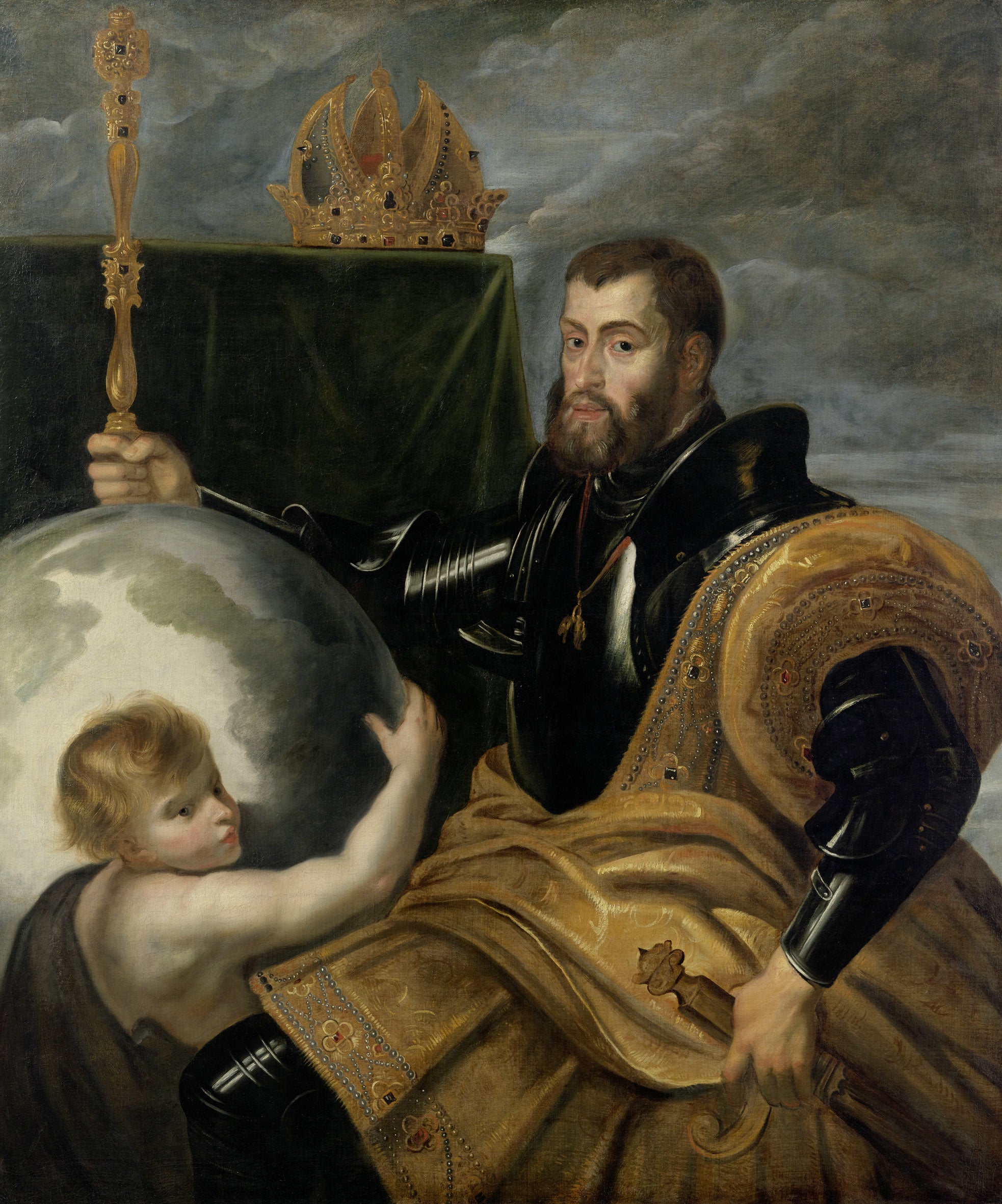 Allegory of Emperor Charles as Ruler of Vast Kingdoms - Peter Paul Rubens