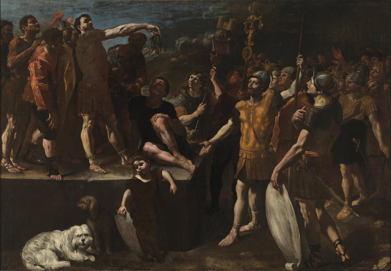 The speech of a Roman emperor - Giovanni Lanfranco