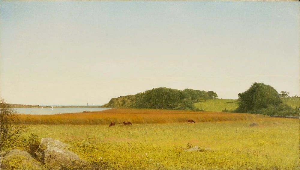 L’étang d’Almy Newport - John Frederick Kensett - Alpha Reproduction