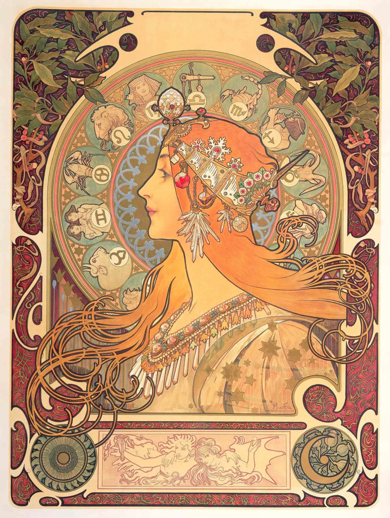 Zodiac - Alphonse Mucha