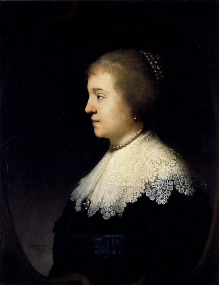 Portrait of Princess Amalia van Solms - Rembrandt