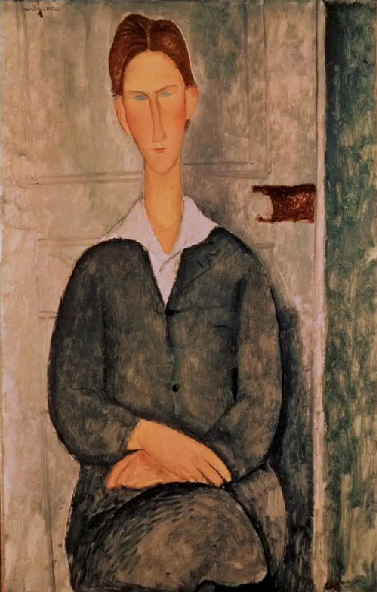 Portrait of Giovanotto from Red Hair - Amedeo Modigliani