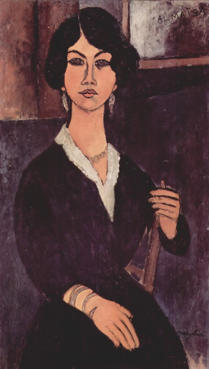Almaiisa Sitting - Amedeo Modigliani
