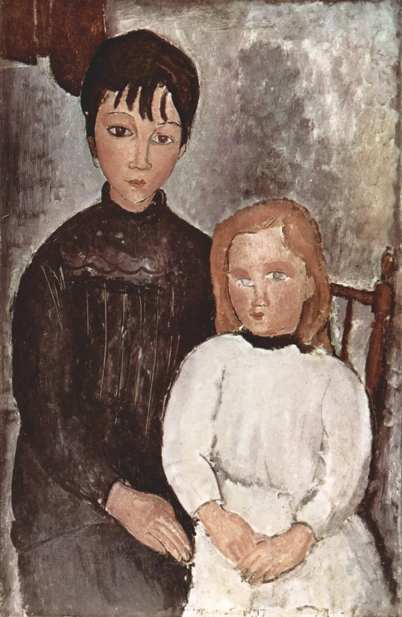 Two Girls - Amedeo Modigliani