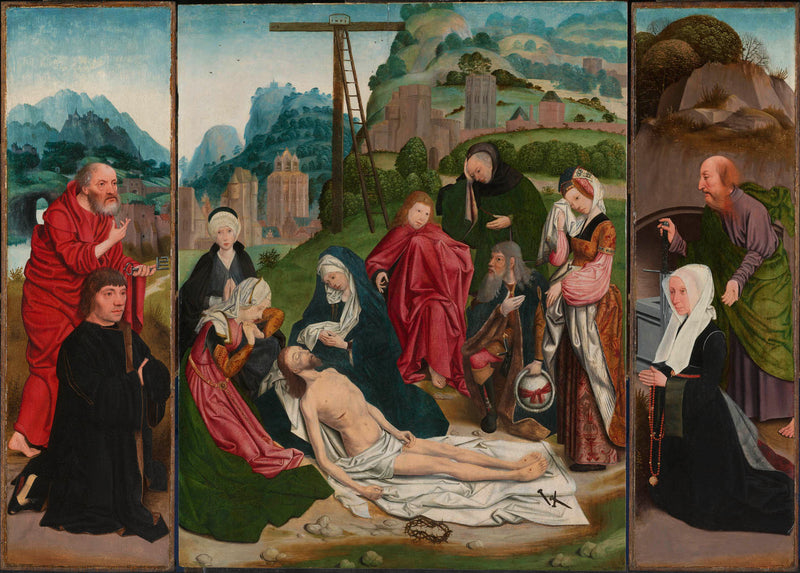La Lamentation du Christ - Jan Mostaert