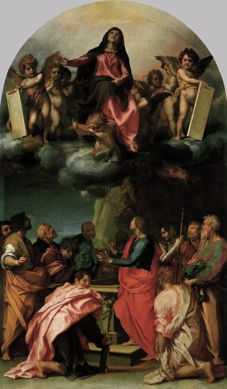 The Assumption of the Virgin - Andrea del Sarto