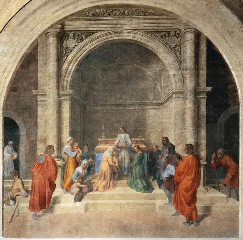 Guérison miraculeuse par les reliques de Filippo Benizzi - Andrea del Sarto - Alpha Reproduction