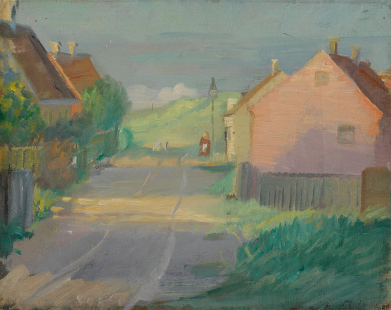 Østerbyvej. An alley in the eastern town of Skagen - Anna Ancher