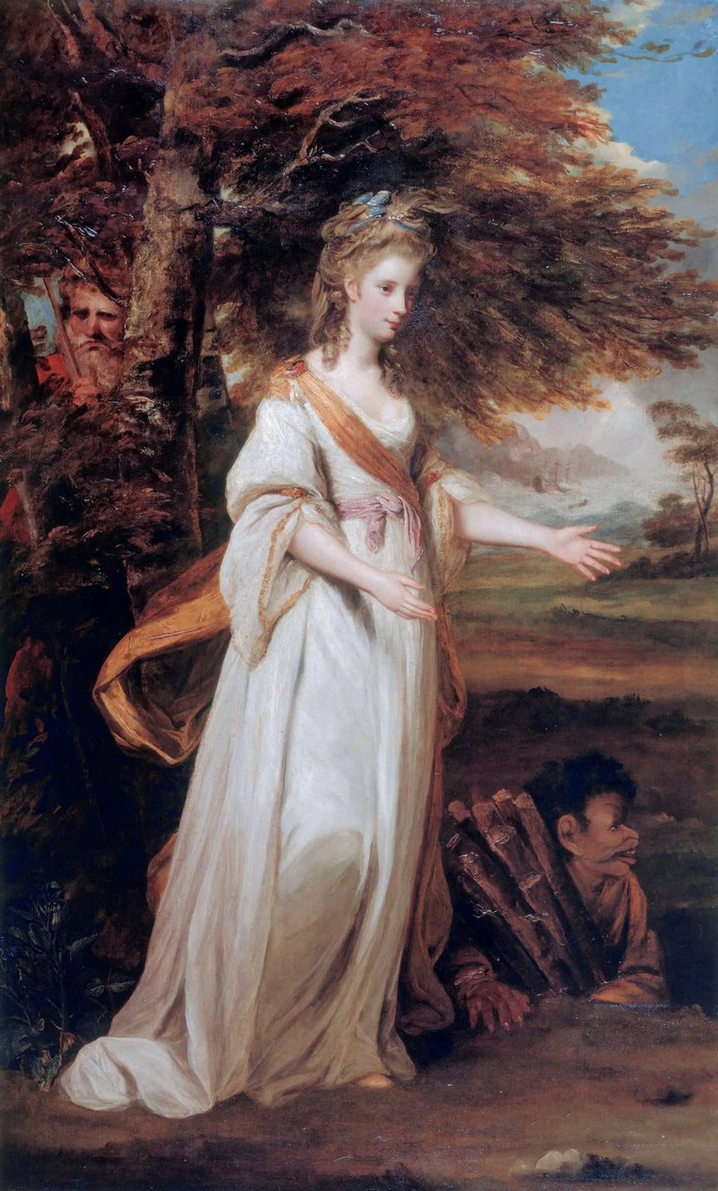 Mrs. Tollemache in the role of Miranda - Joshua Reynolds