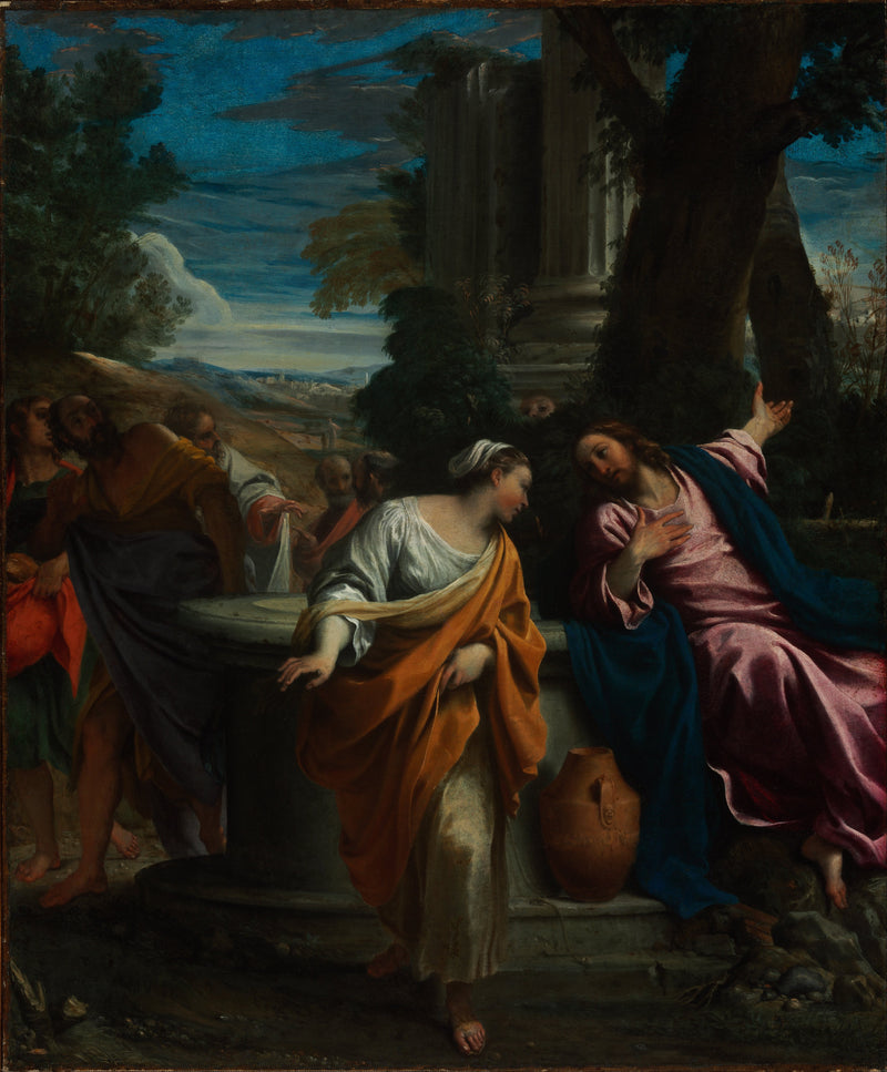 The Christ and the Samaritan Woman - Annibale Carracci