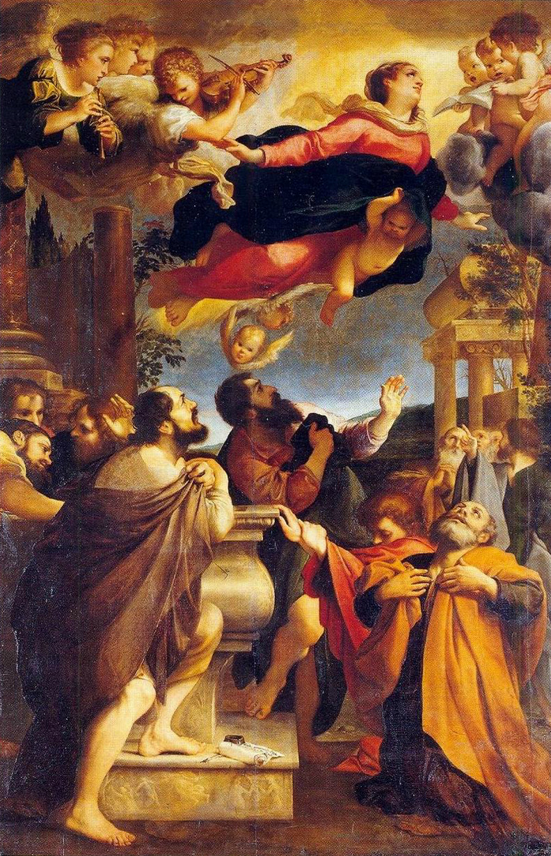 The Assumption of the Virgin - Annibale Carracci