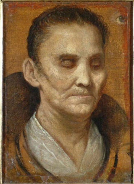 Portrait of a Blind Woman - Annibale Carracci