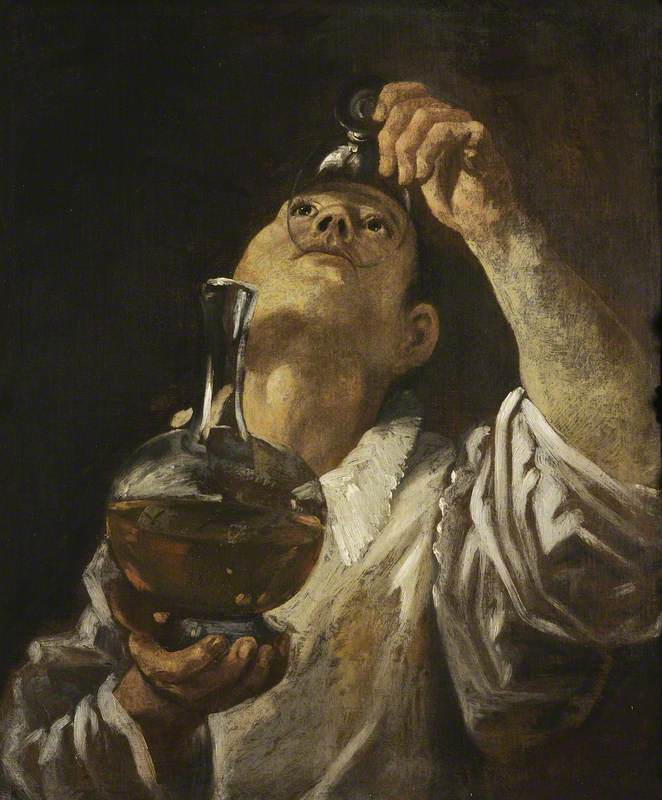 Un garçon qui boit - Annibale Carracci - Alpha Reproduction