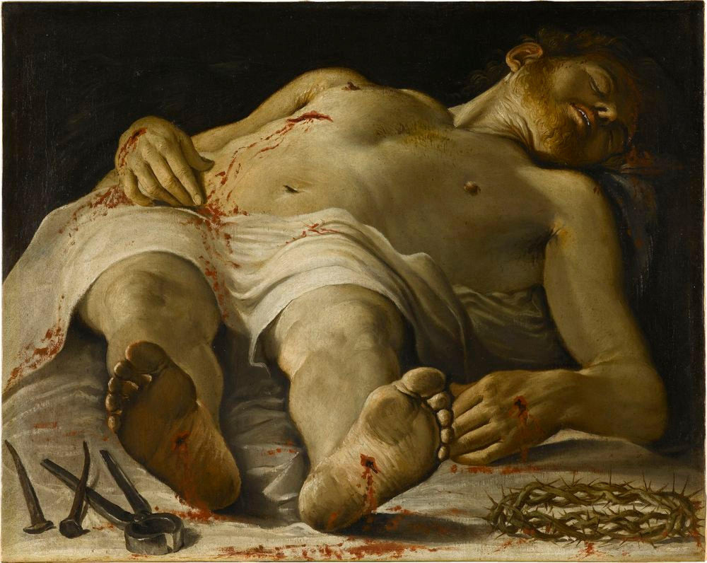 Le Christ mort - Annibale Carracci - Alpha Reproduction