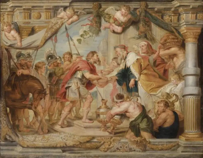 The Meeting of Abraham and Melchizedek - Peter Paul Rubens