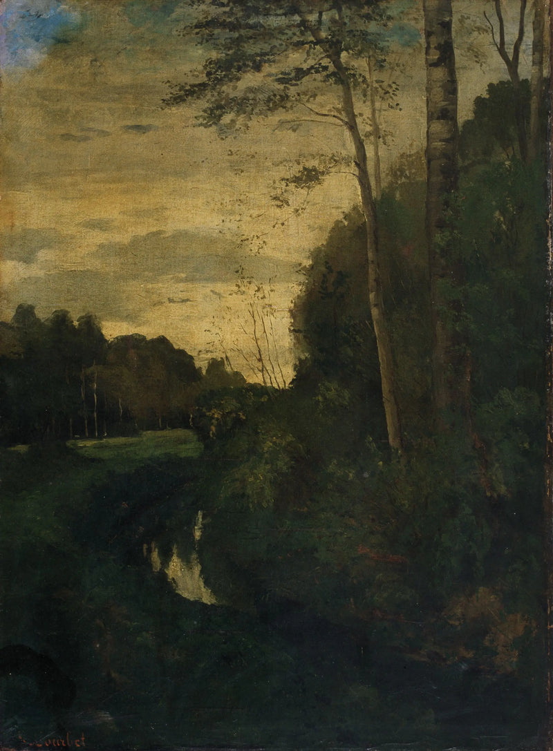 The Stream - Gustave Courbet