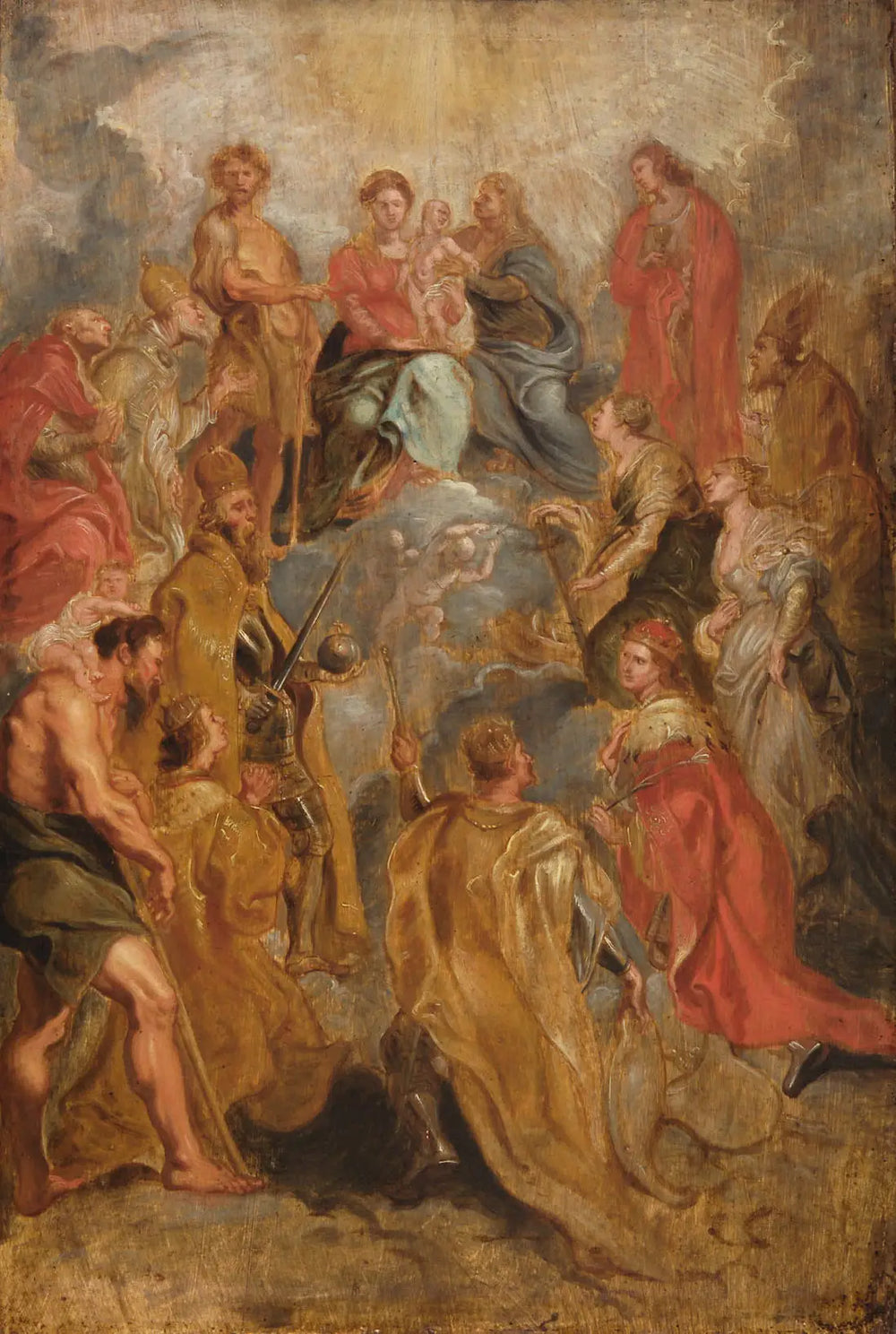 La Vierge à l’Enfant avec sainte Anne - Peter Paul Rubens - Alpha Reproduction