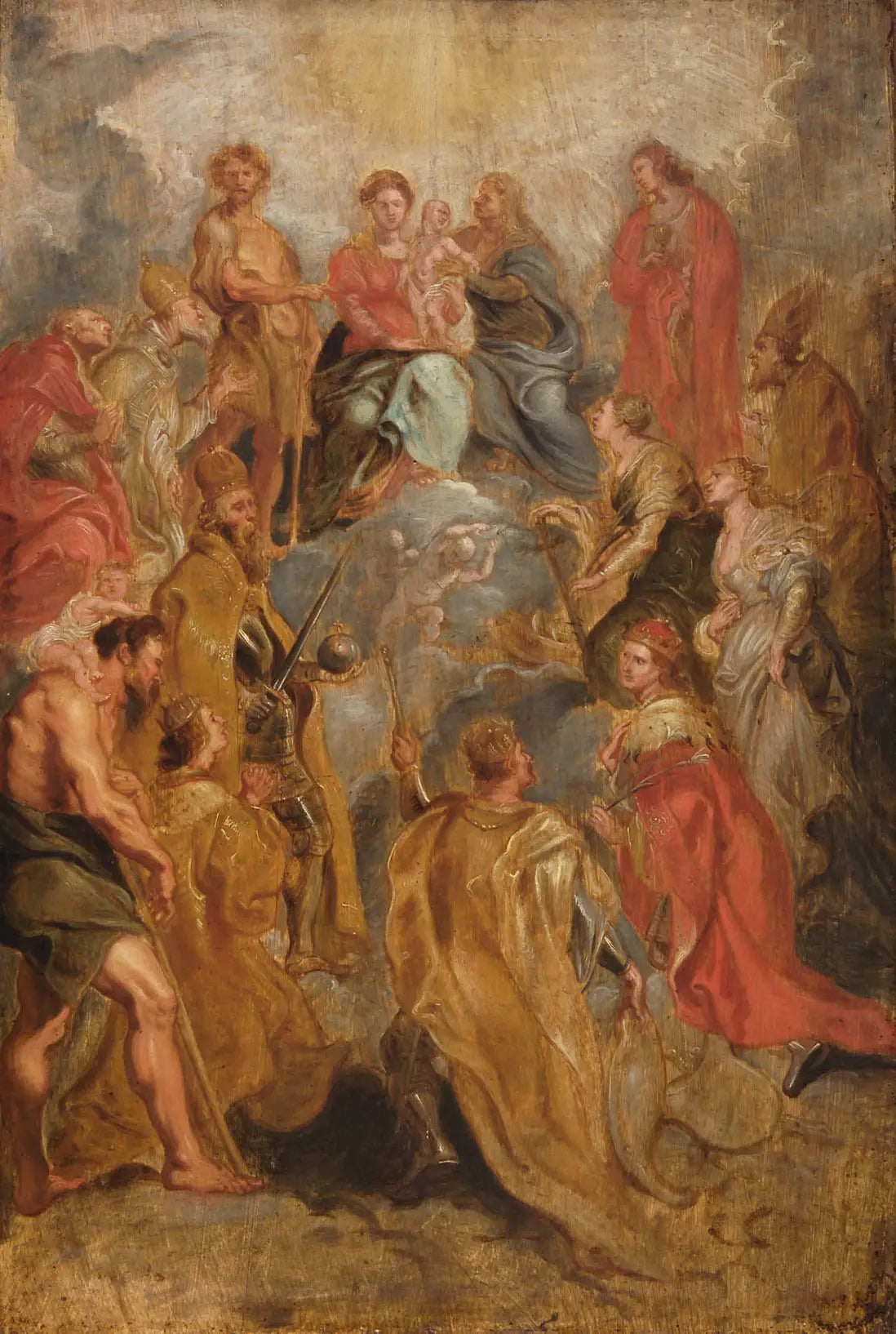 La Vierge à l’Enfant avec sainte Anne - Peter Paul Rubens - Alpha Reproduction