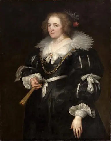 Portrait of Amélie de Solms-Braunfels - Antoine van Dyck