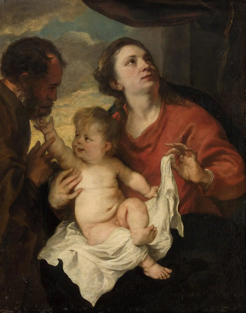 The Holy Family, « Trinitas terrestris » - Antoine van Dyck