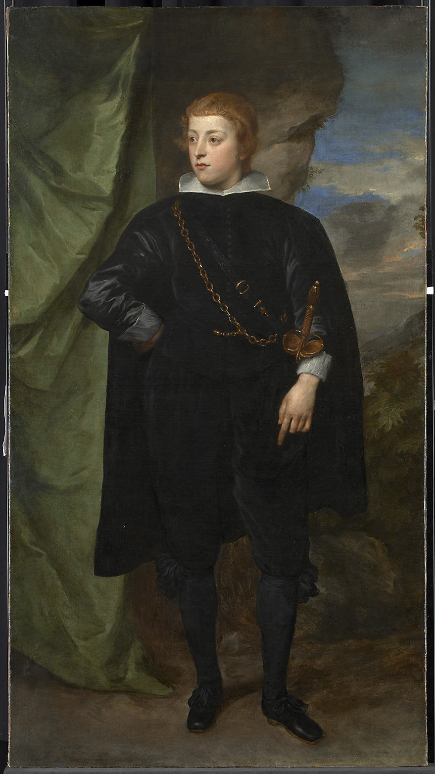 Portrait de Carlo Emanuele d'Este, marquis de Borgomanero (1622-1695) - Antoine van Dyck