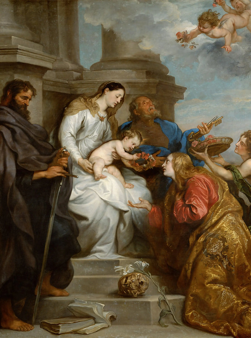 Coronation of Saint Rosalie - Antoine van Dyck