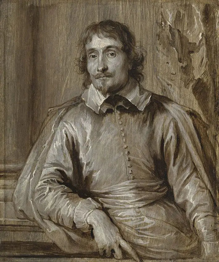 Portrait of Alessandro Scaglia (grisaille) - Antoine van Dyck